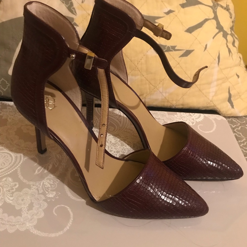 Ann Taylor ankle strap heels